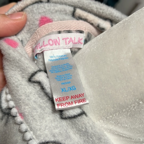 Bottom up fleece like pajama set. Pillow Talk size XL. - Picture 5 of 6